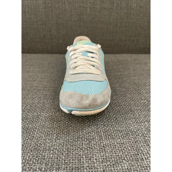 Womens Nike Sneakers Size 8 Blue Green Lace Up Walking Shoes - Picture 5 of 9